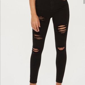 Topshop Jaime ripped skinny jeans
